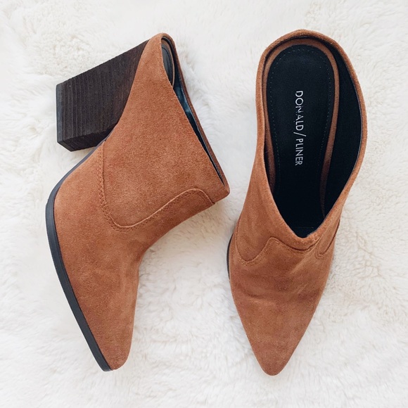 Donald J. Pliner Shoes - Donald J. Pliner Valda Suede Western Mules